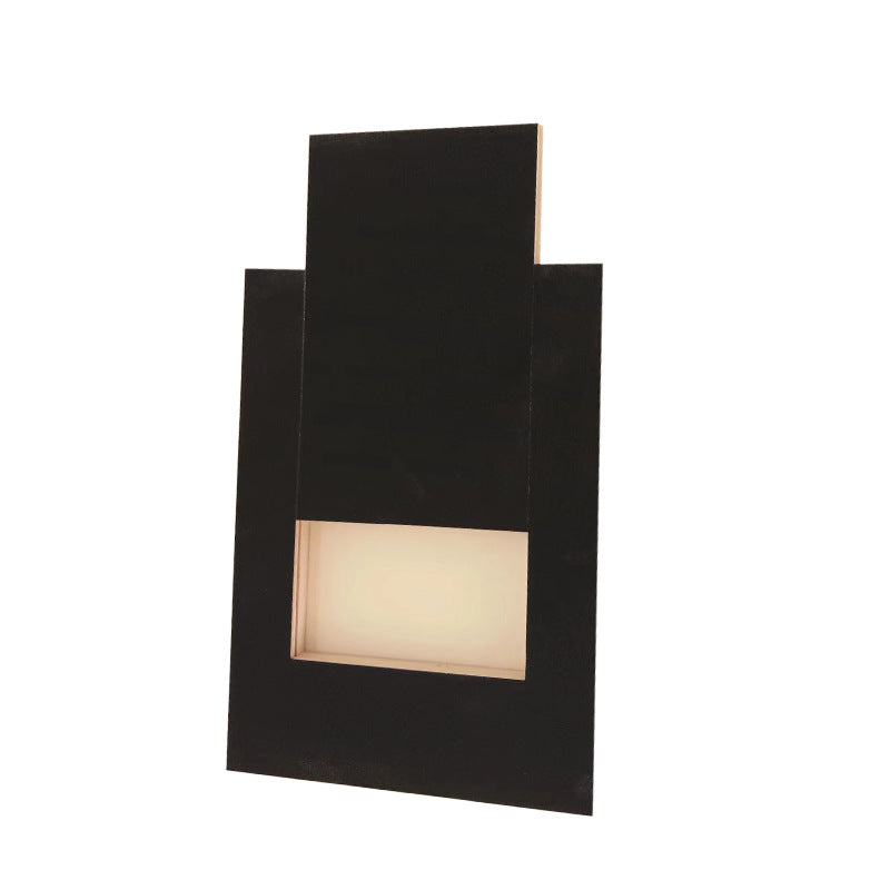 view of black wooden dog nail board with nail filing surface