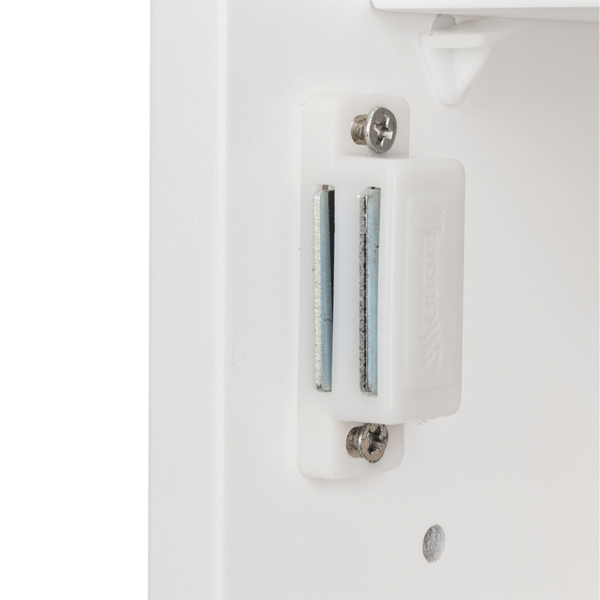Magnetic catch that keeps the door closed