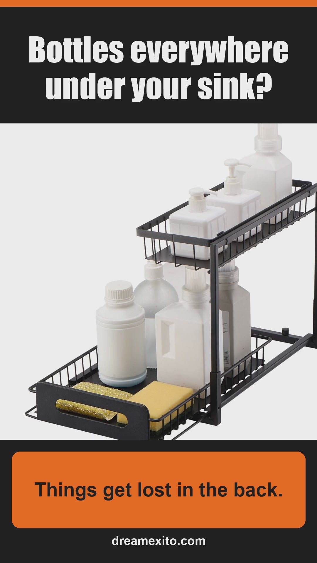 Video: the two-level pull-out organizer, the price and how to order