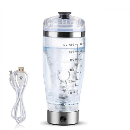 Electric stirring mug with USB charging cable included
